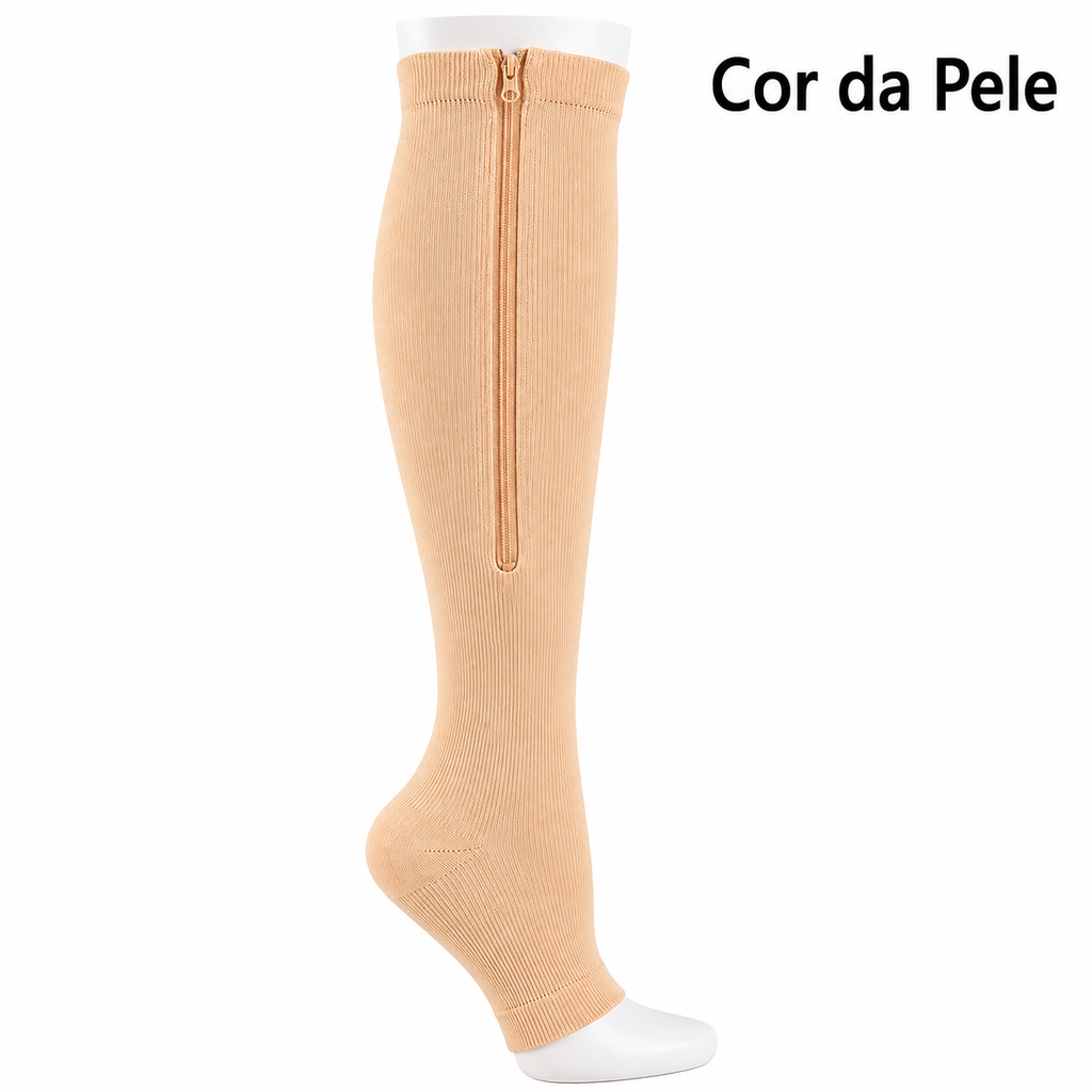 Meias de Compressão com Fecho (20-30 mmHg)