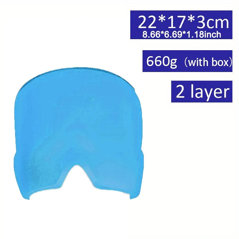 Compressa de gelo em gel para dor de cabeça e enxaqueca