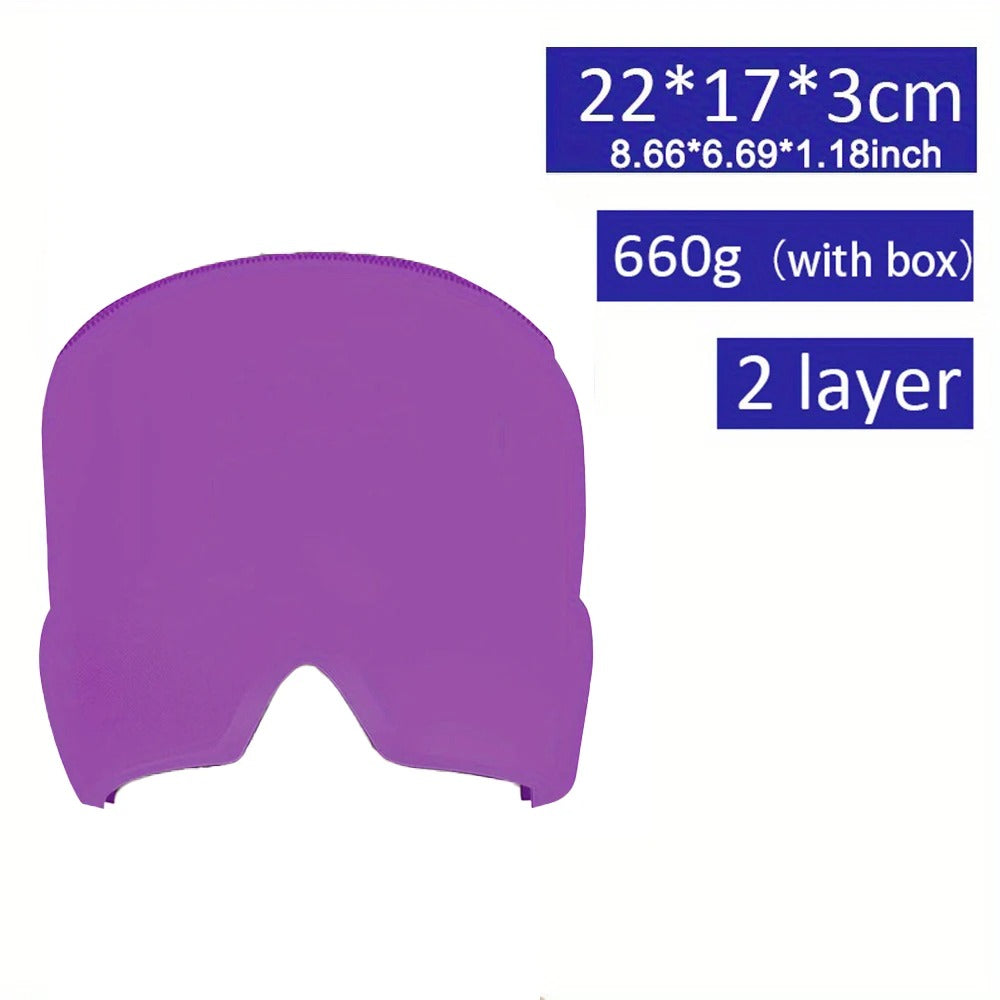 Compressa de gelo em gel para dor de cabeça e enxaqueca