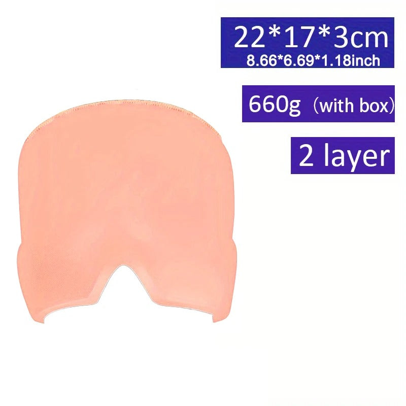 Compressa de gelo em gel para dor de cabeça e enxaqueca