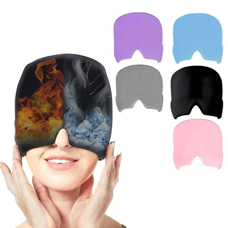 Compressa de gelo em gel para dor de cabeça e enxaqueca