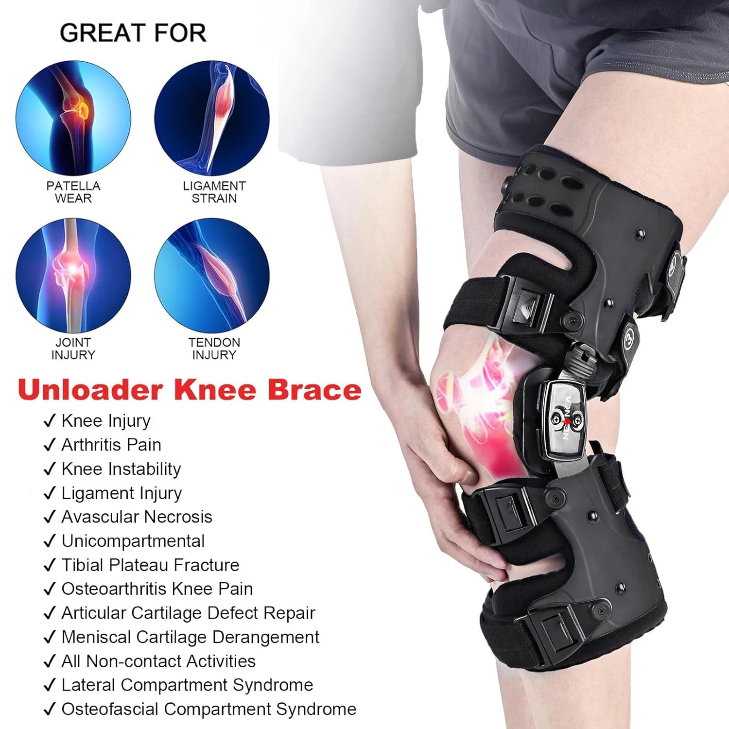 Advanced Knee Support for Pain Relief, Stability & Confident Movement