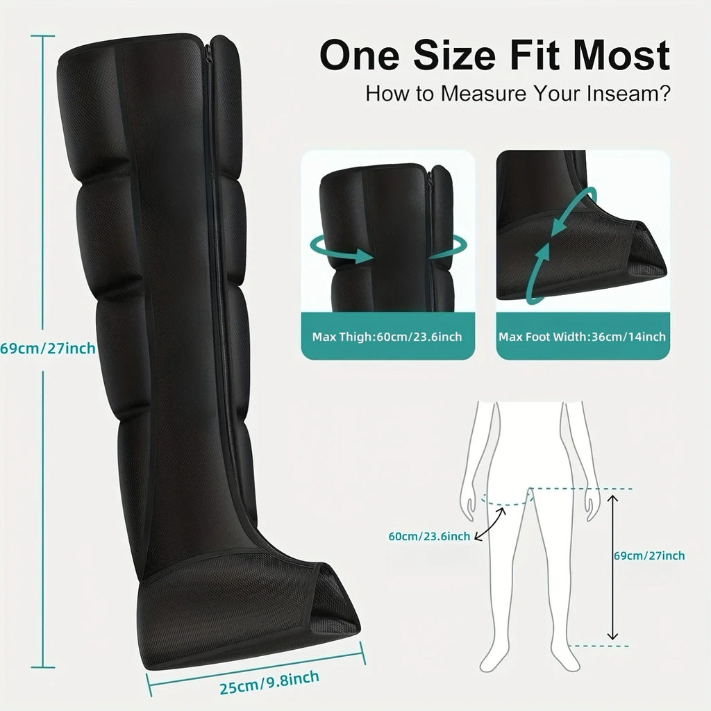 Leg Air Compression Massager Boots (Sequential Boots)