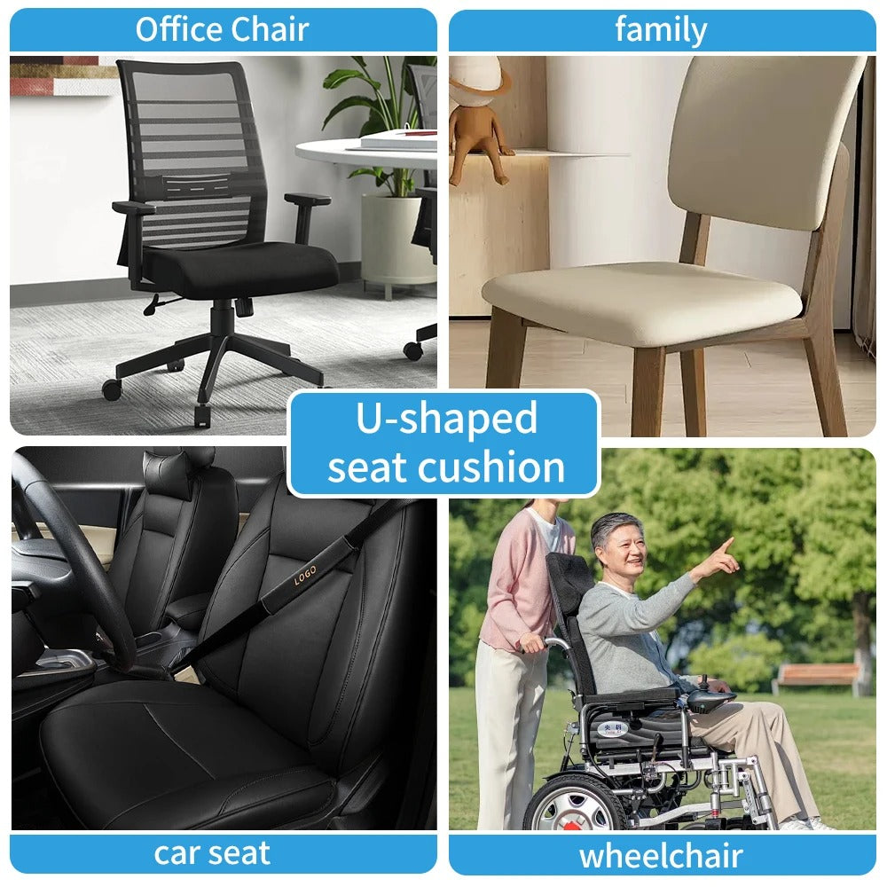 Almofada de assento confortável e respirável