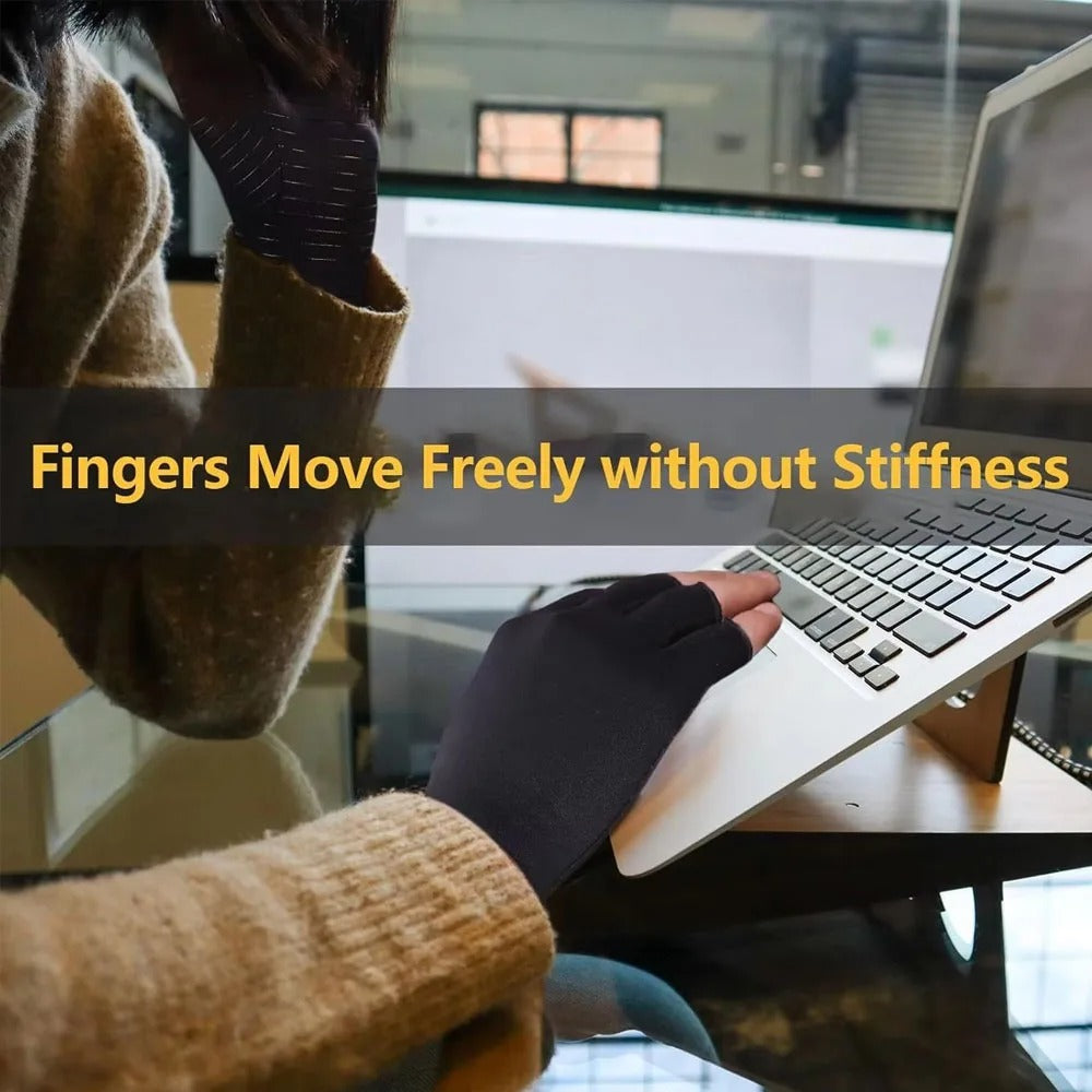 Copper-Infused Compression Arthritis Gloves