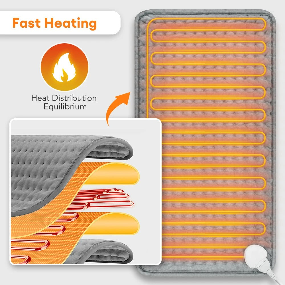 Extra-Large Weighted Heating Pad with Auto-Shutoff