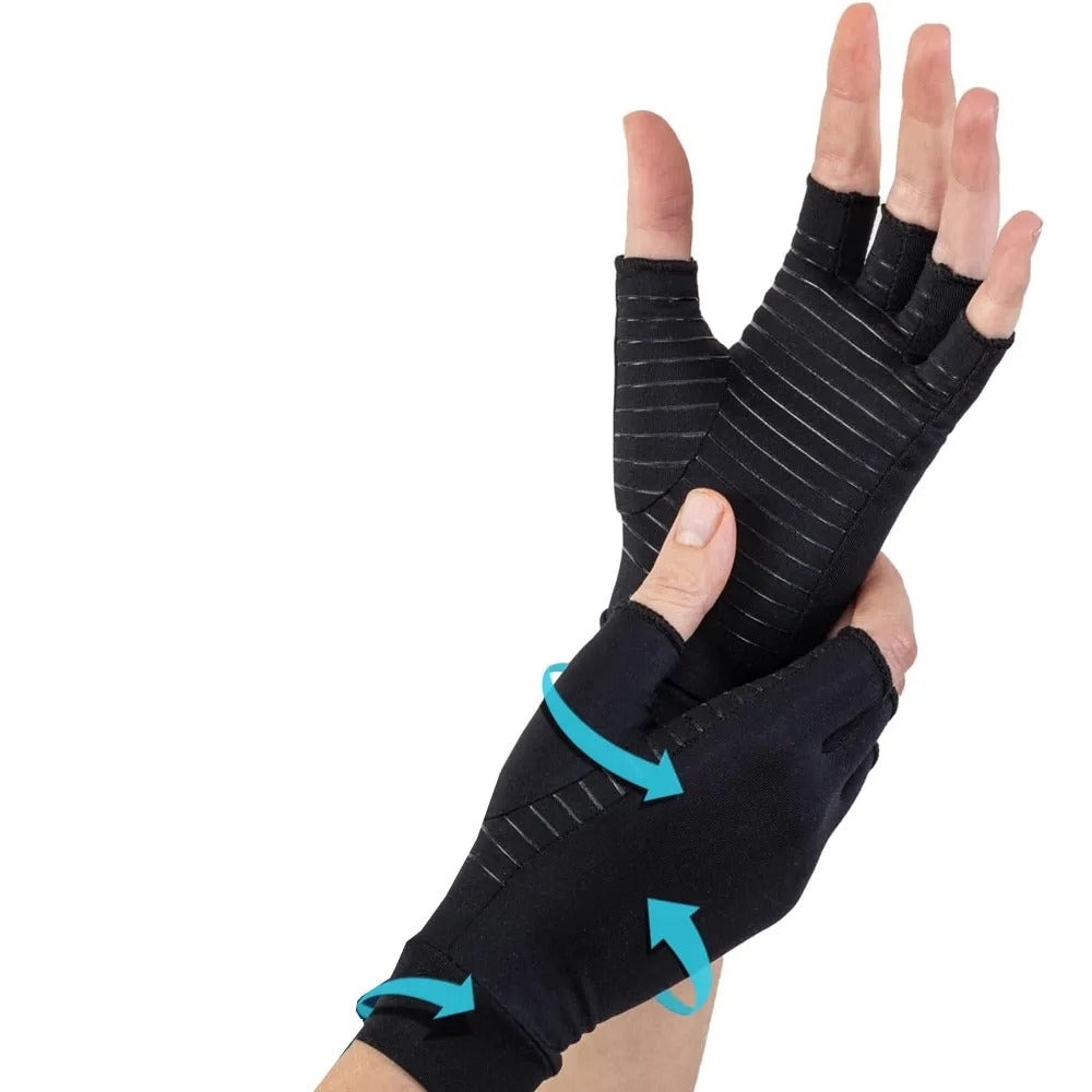 Copper-Infused Compression Arthritis Gloves