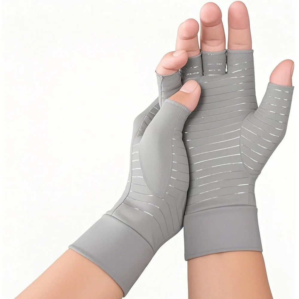 Copper-Infused Compression Arthritis Gloves