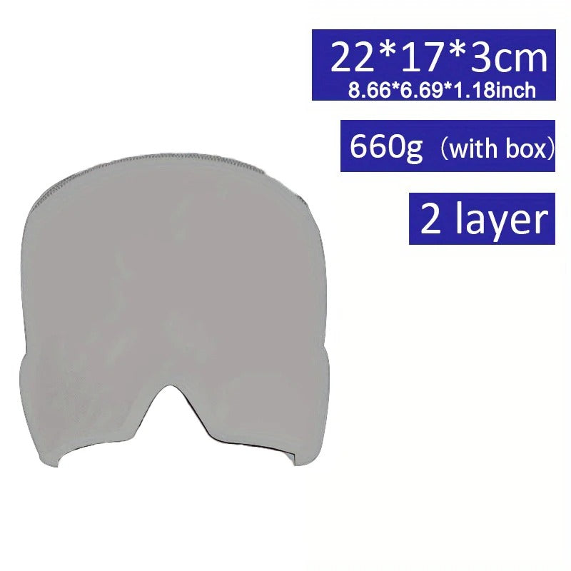 Compressa de gelo em gel para dor de cabeça e enxaqueca