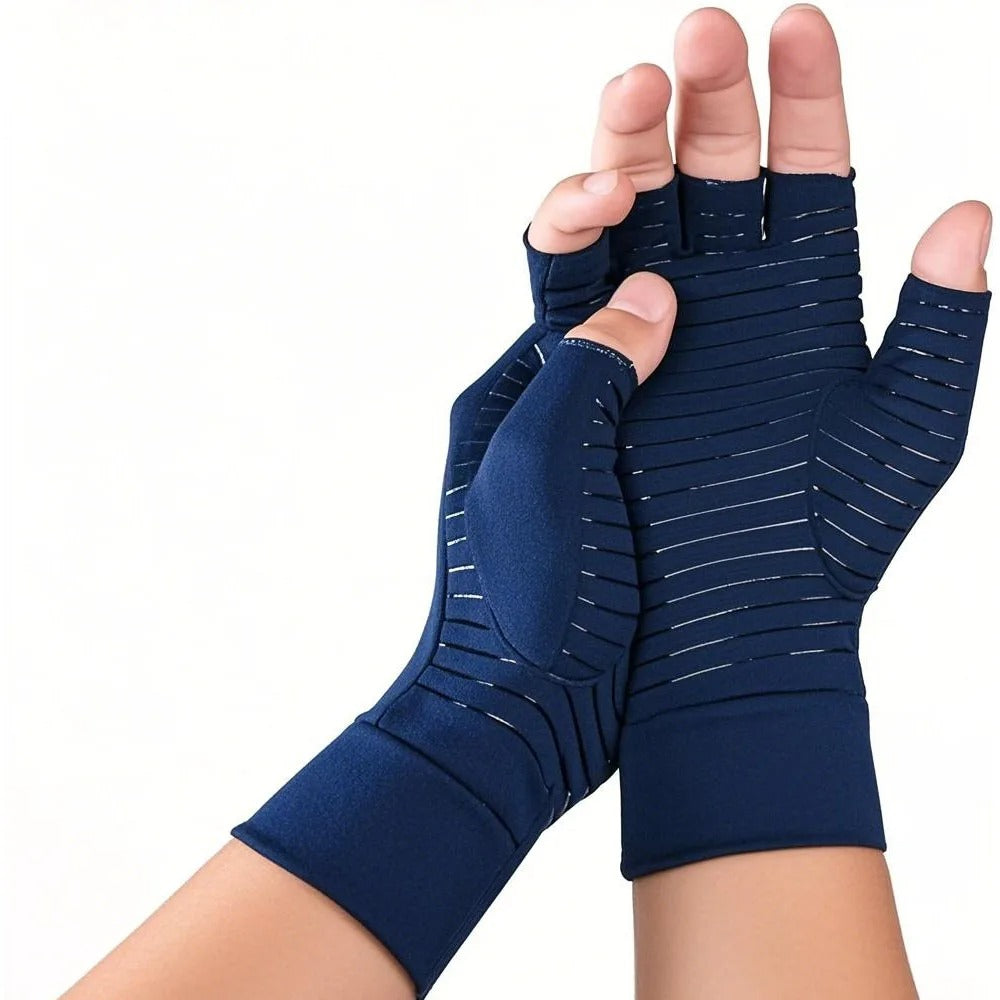 Copper-Infused Compression Arthritis Gloves